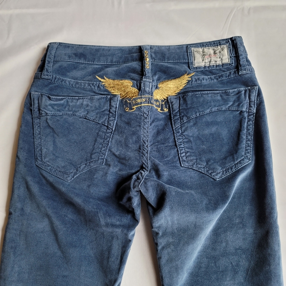 Robin's Jean Velvet Low-Rise Skinny Jean - size 26